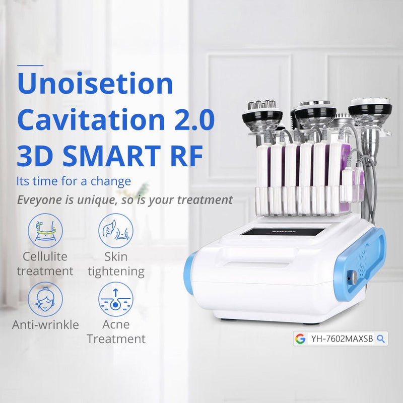 8 IN 1 Ultrasonic Cavitation Vacuum RF Microcurrent Body Slimming Laser Machine - myChway UK