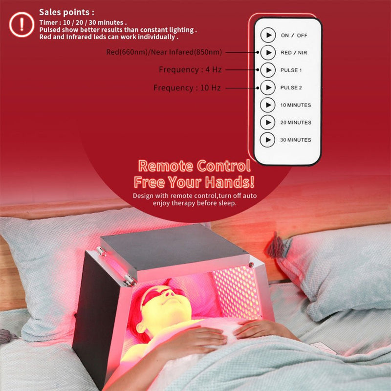 850NM Infrared Light Therapy Device Red Light Panel Pain Relief Skin Care - myChway UK