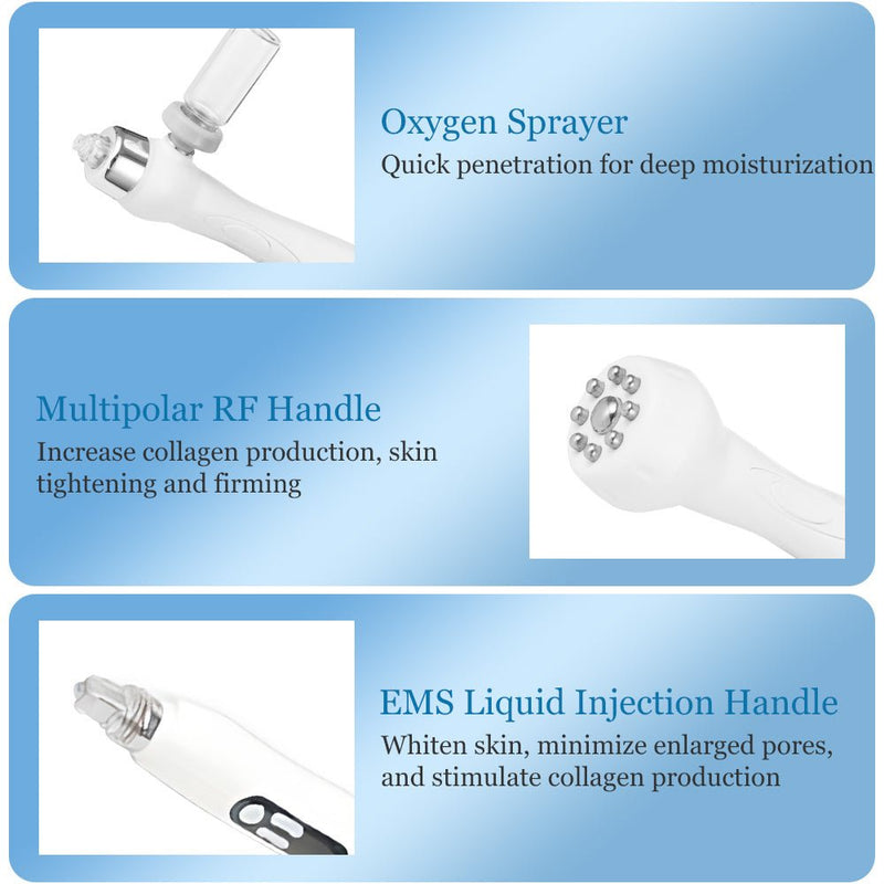 8In1 Professional HydroDermabrasion Machine For Cleansing Moisturizing Antiaging - myChway UK