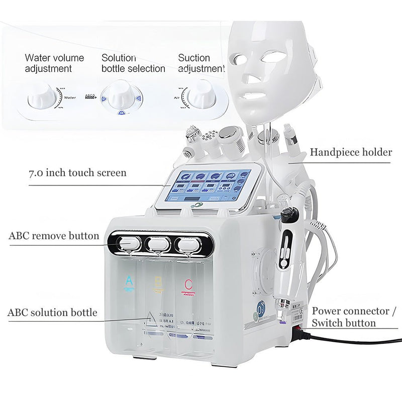 8In1 Professional HydroDermabrasion Machine For Cleansing Moisturizing Antiaging - myChway UK