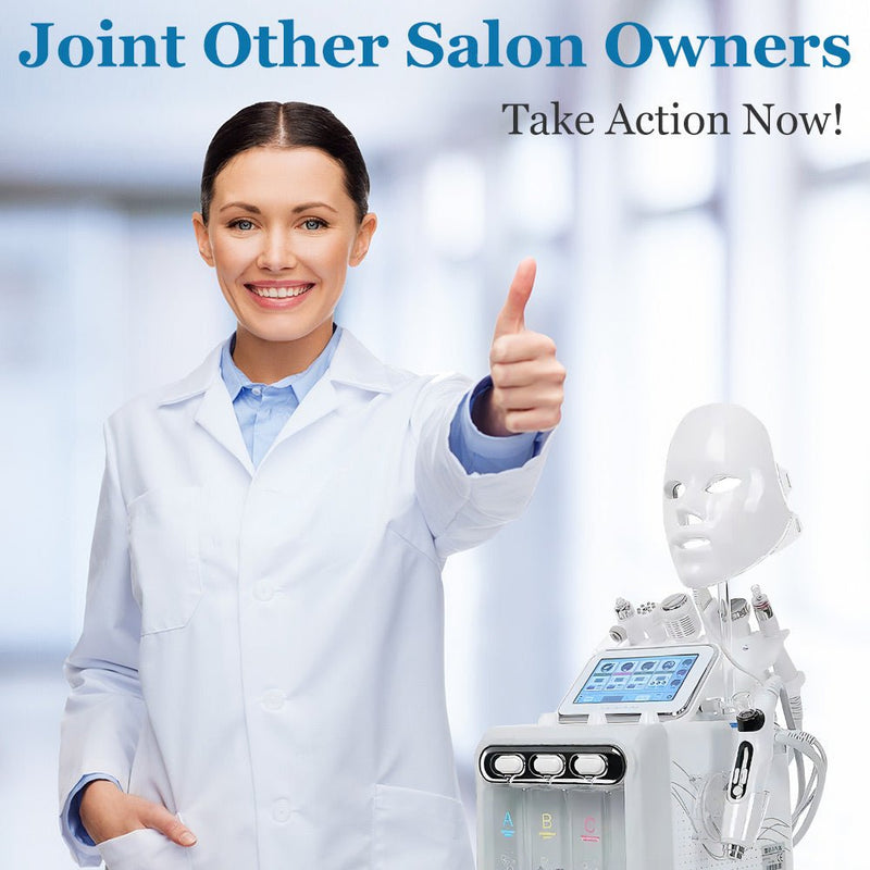 8In1 Professional HydroDermabrasion Machine For Cleansing Moisturizing Antiaging - myChway UK