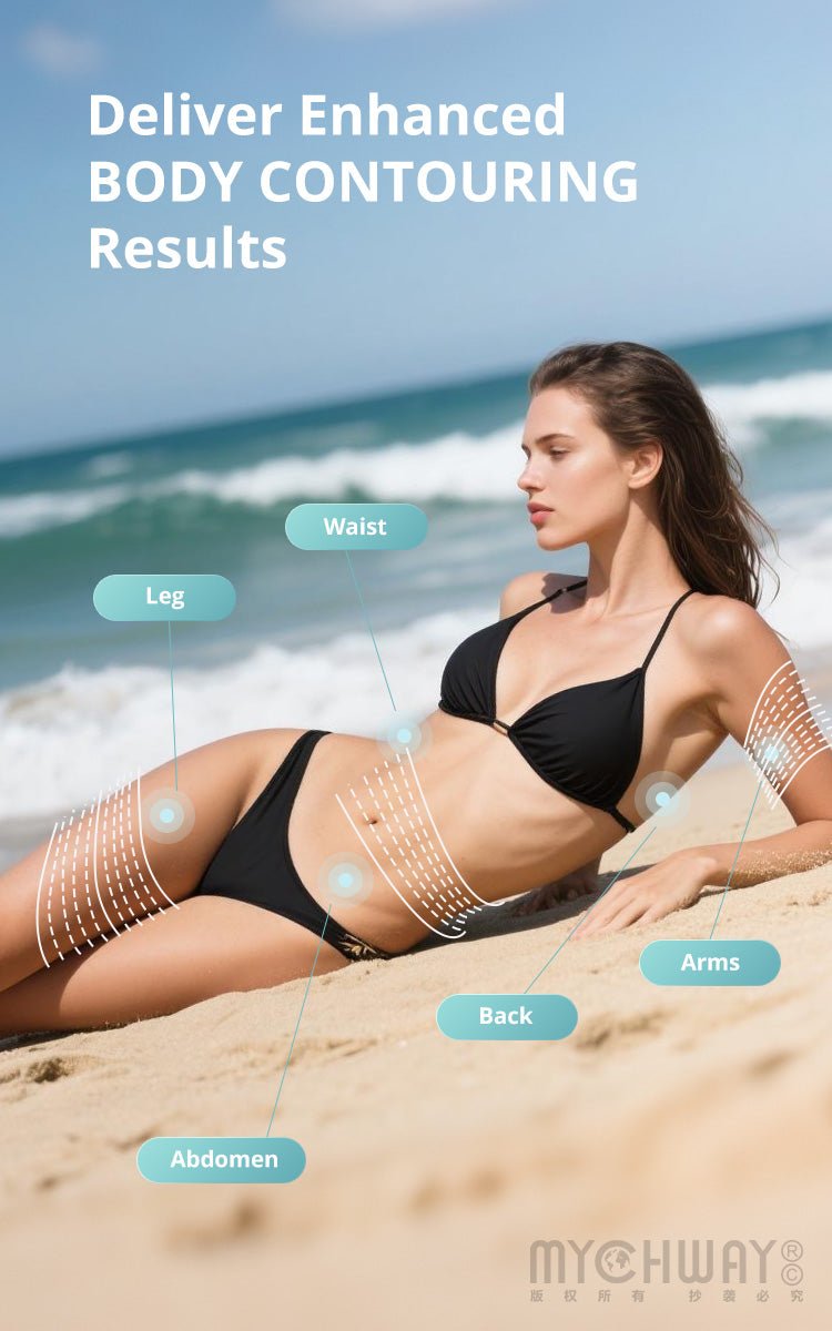 9 In 1 40K Cavitation Machine With RF Vacuum For Body Contouring & Facial Skin Care - myChway UK