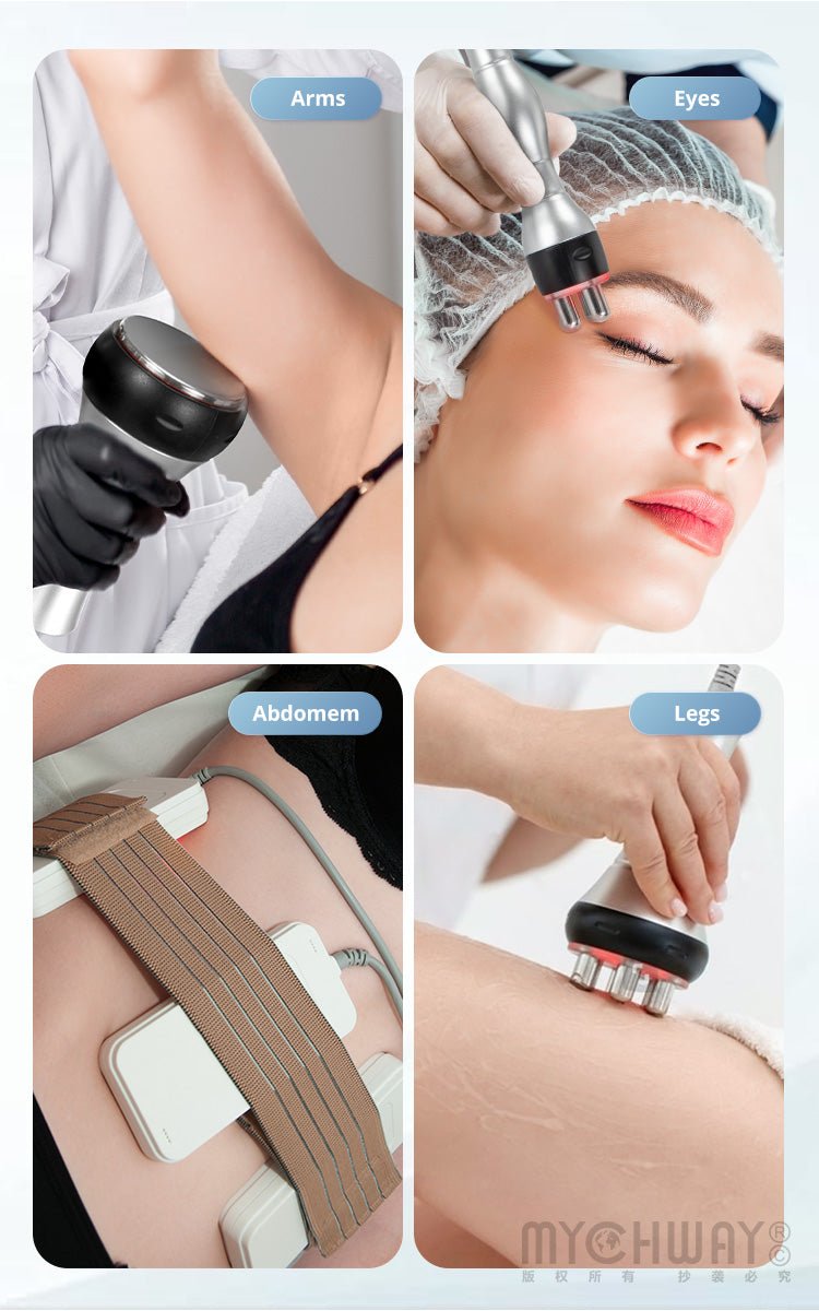 9 In 1 40K Cavitation Machine With RF Vacuum For Body Contouring & Facial Skin Care - myChway UK