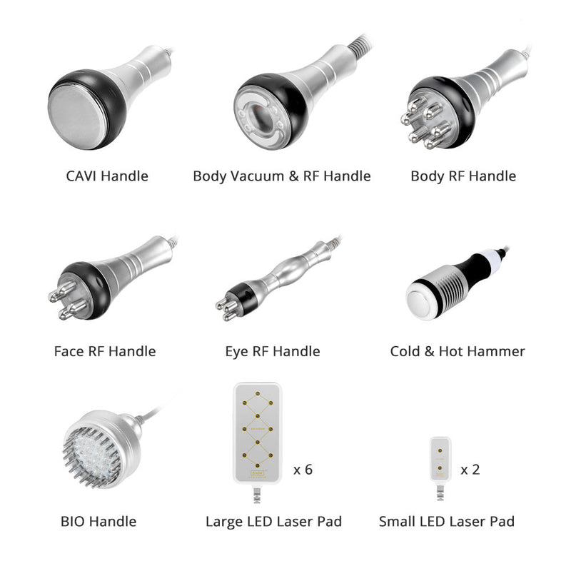 9 In 1 40K Cavitation Machine With RF Vacuum For Body Contouring & Facial Skin Care - myChway UK