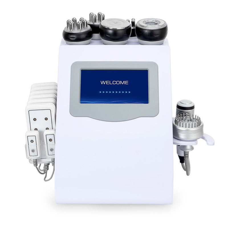 9 In 1 80k Cavitation Machine With RF Vacuum Laser Lipo Pads For Body Contouring - myChway UK