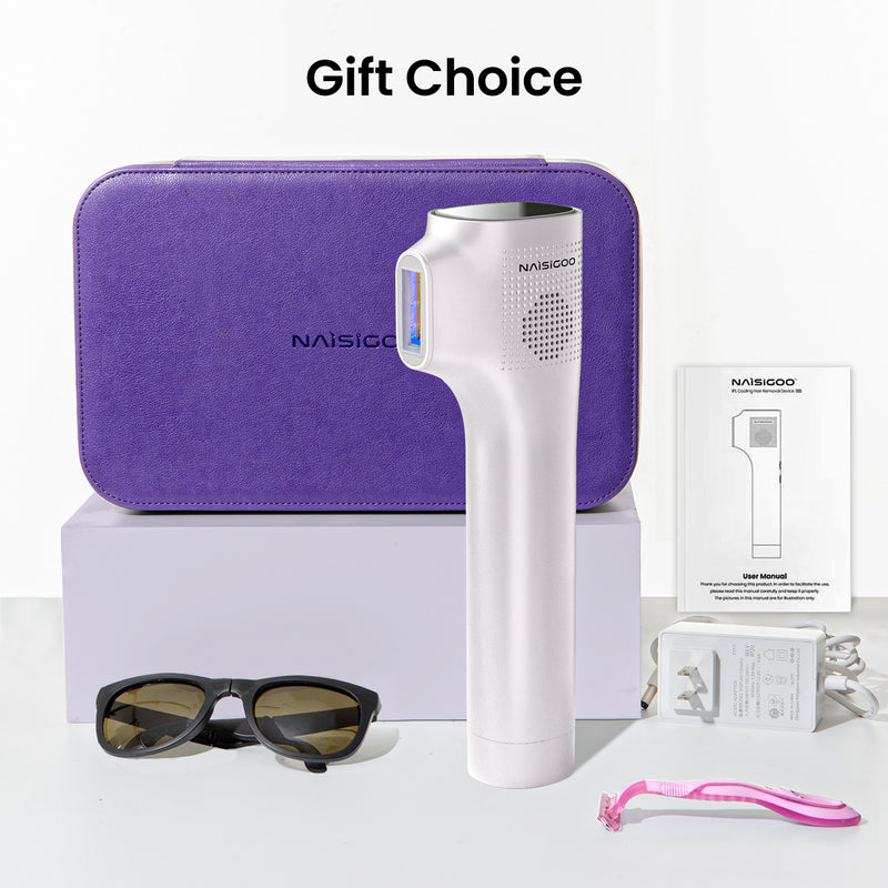 NAISIGOO IPL Hair Removal Device With Sapphire Ice Cooling