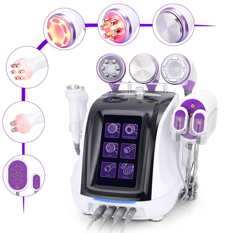 Aristorm 6 In 1 Lipo 40K Cavitation 2.5 RF Vacuum Slimming Beauty Machine For Body Sculpting Skin Tightening