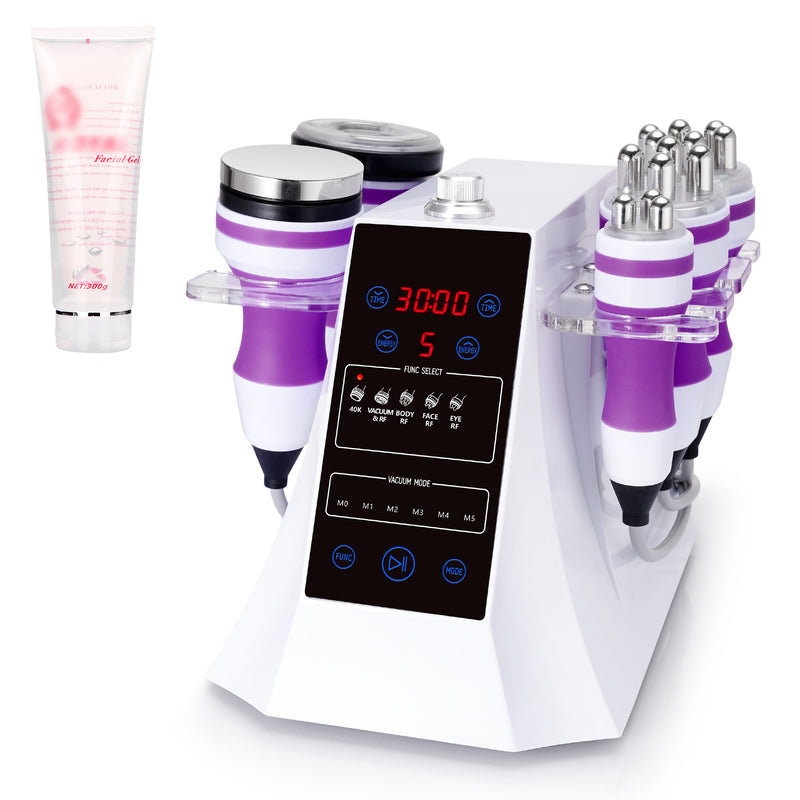 5 In 1 40K Cavitation RF Vacuum Machine For Body Contouring Skin Lifting