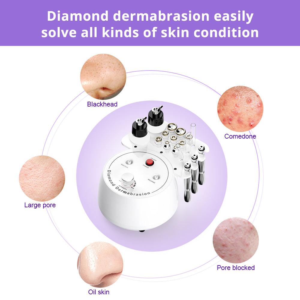 3 In 1 Diamond Microdermabrasion Skincare Machine