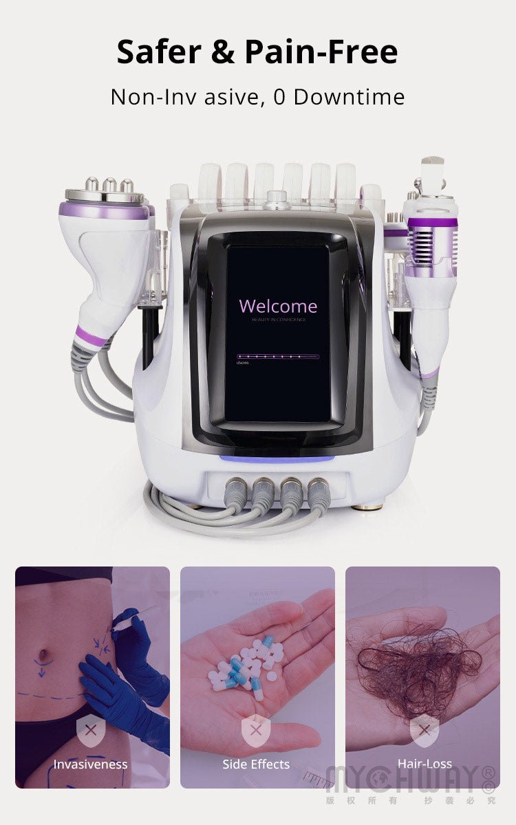 Aristorm 10-IN-1 40K Cavitation Lipo Laser Body Fat Slimming Skin Care Machine - myChway UK