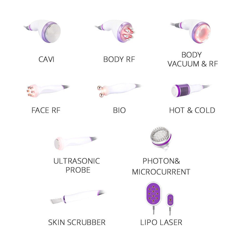 Aristorm 10-IN-1 40K Cavitation Lipo Laser Body Fat Slimming Skin Care Machine - myChway UK