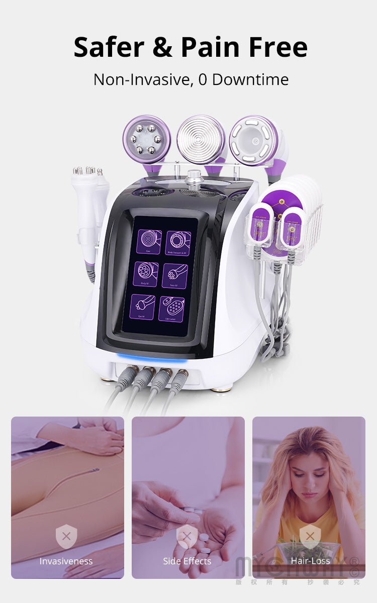 Aristorm 6 In 1 Lipo 40K Cavitation 2.5 RF Vacuum Slimming Beauty Machine For Body Sculpting Skin Tightening - myChway UK