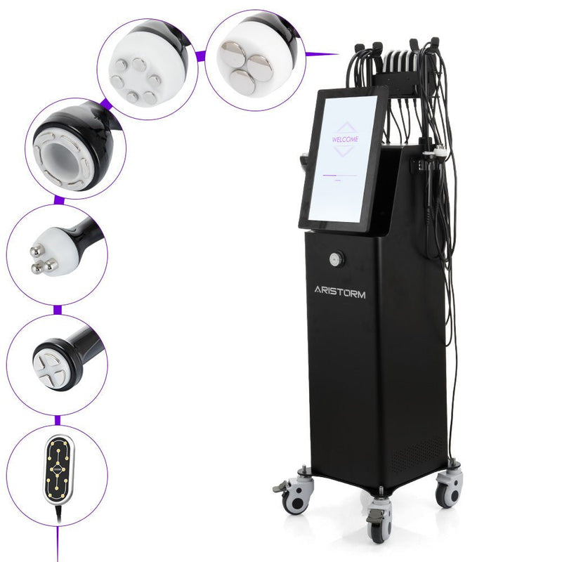 Aristorm 6 - in - 1 S - Shape Machine 3D 30K Cavitation Body Sculpting RF Lipo Laser Pads for Professional Use - myChway UK