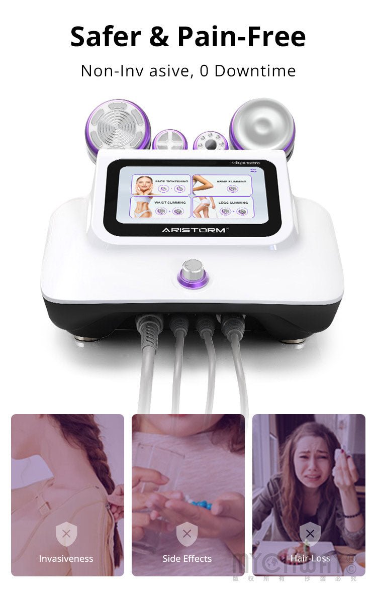 Aristorm S Shape Machine 30K Ultrasound Body Shape Facial Lifting Spa & Home Use - myChway UK