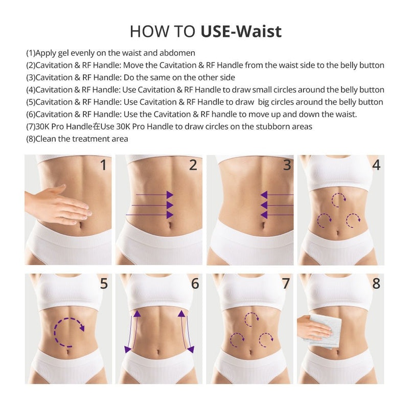 Aristorm S Shape Machine 30K Ultrasound Body Shape Facial Lifting Spa & Home Use - myChway UK
