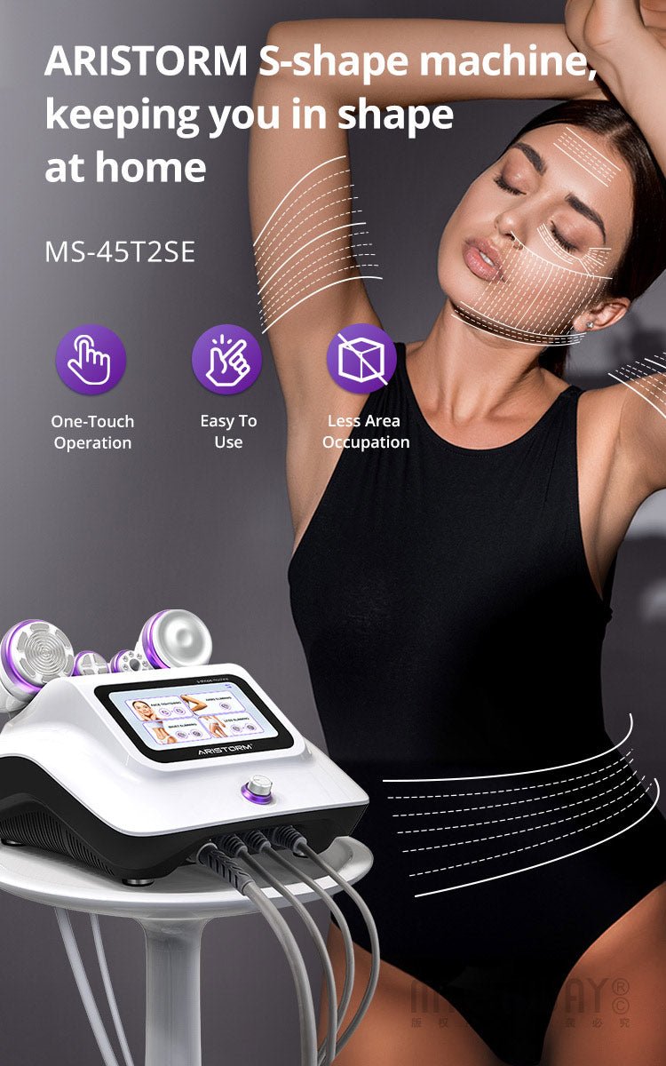 Aristorm S Shape Machine 30K Ultrasound Body Shape Facial Lifting Spa & Home Use - myChway UK