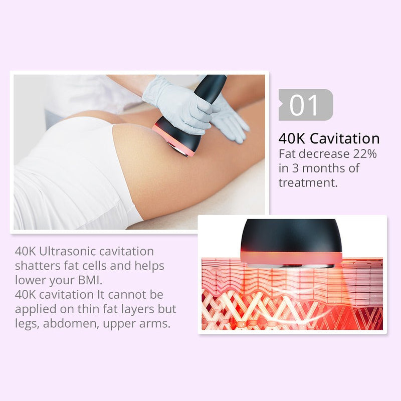 Cavitation Vacuum Radio Frequency 5MW Lipolaser Body Sculpting Machine - myChway UK