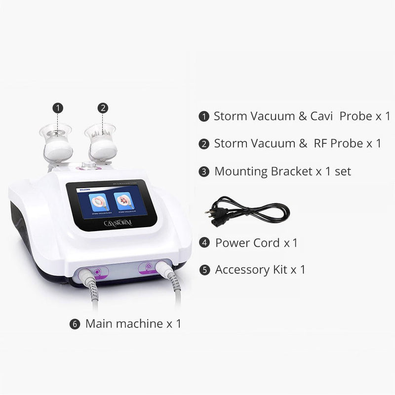 CaVstorm 40K Cavitation 3.0 RF Vacuum Cup Body Sculpting Skin Machine - myChway UK