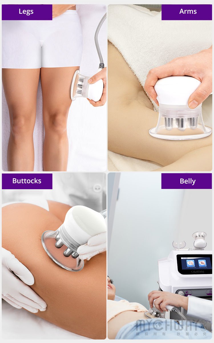 CaVstorm 40K Cavitation 3.0 RF Vacuum Cup Body Sculpting Skin Machine - myChway UK