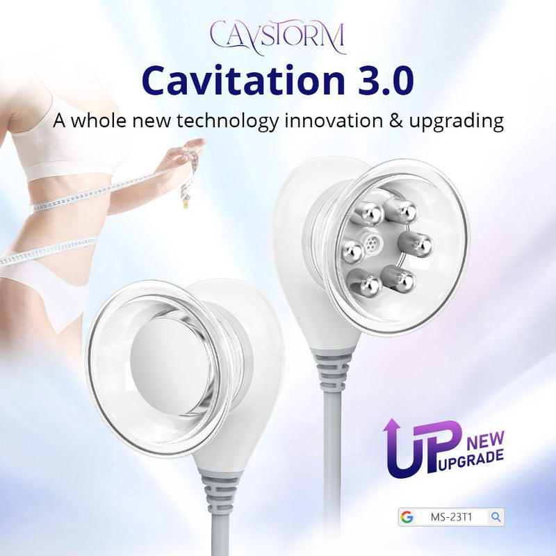 CaVstorm 40K Cavitation 3.0 RF Vacuum Cup Body Sculpting Skin Machine - myChway UK