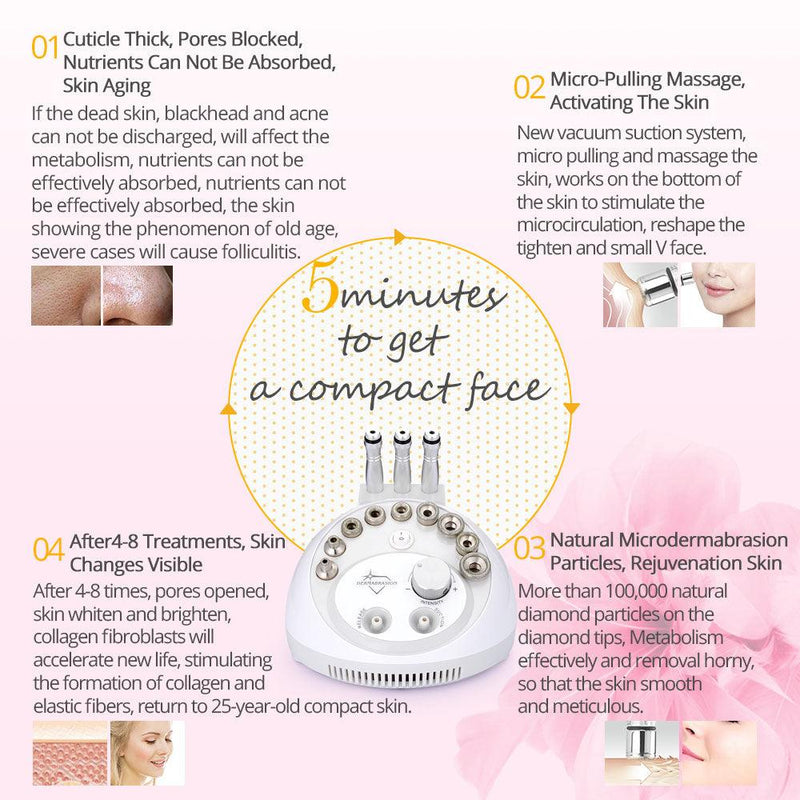 Diamond Microdermabrasion Facial Peel Beauty Machine - myChway UK