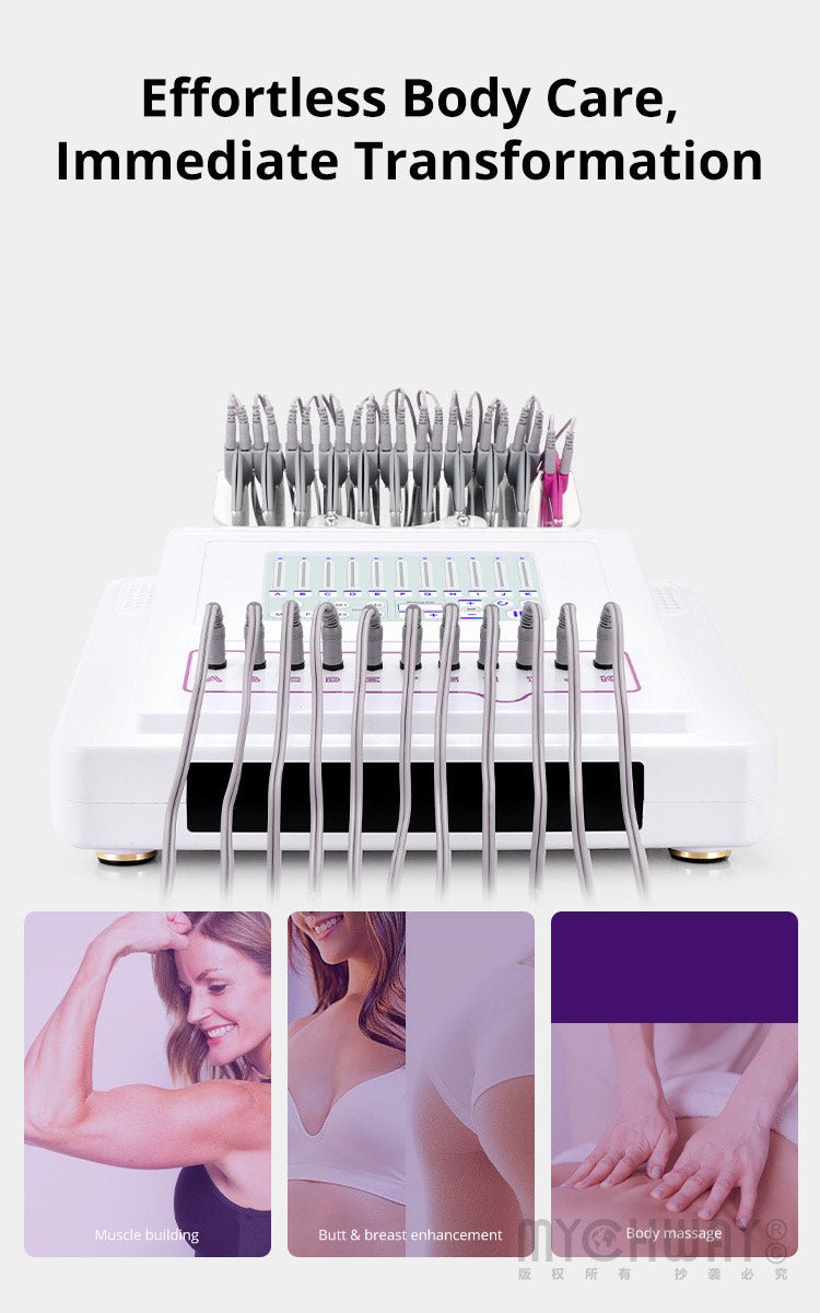 Digital Frequency Conversion Microcurrent Muscle Stimulation Breast Body Massage - myChway UK