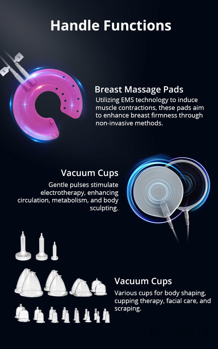 Digital Frequency Conversion Microcurrent Muscle Stimulation Breast Body Massage - myChway UK