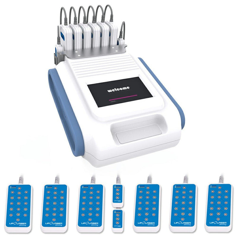 Dual Wavelength 650nm & 980nm Diode Lipo Lase Slimming Machine 6big 2small Pad - myChway UK