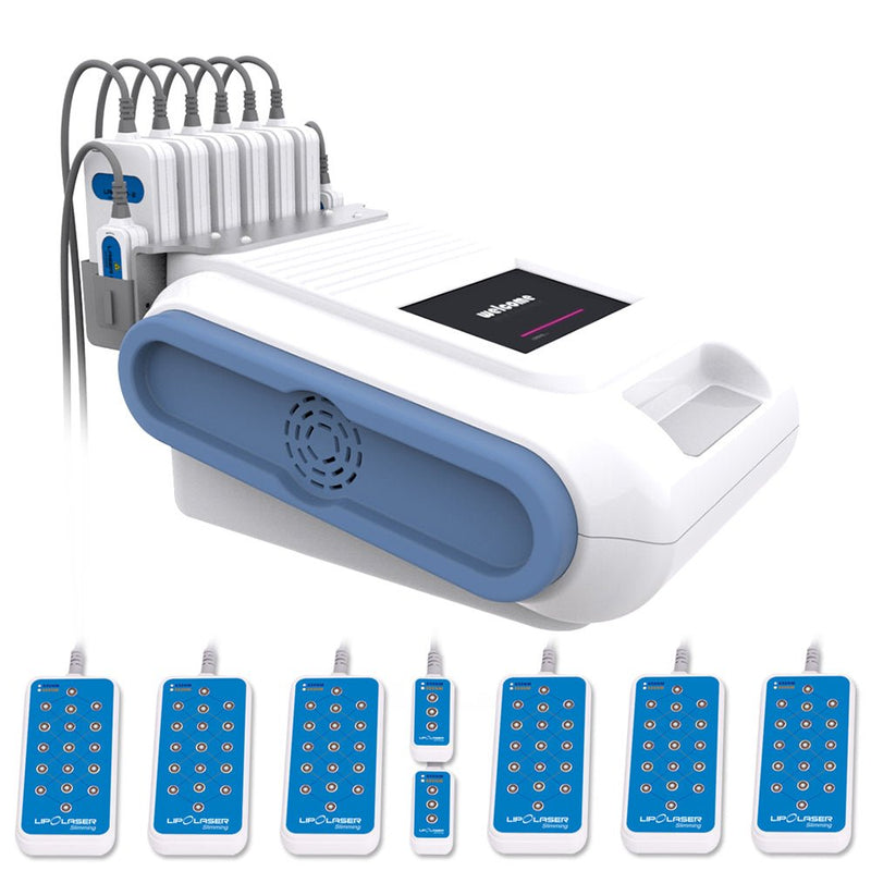 Dual Wavelength 650nm & 980nm Diode Lipo Lase Slimming Machine 6big 2small Pad - myChway UK