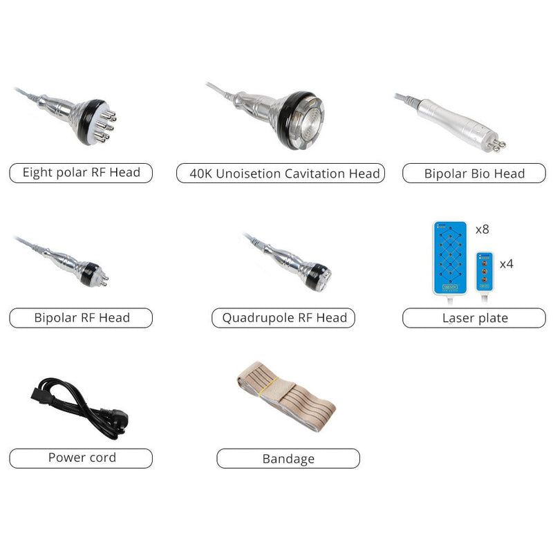 Dual Wavelength 650nm & 980nm Diode Lipo Uniosetion Cavitation RF BIO Machine - myChway UK
