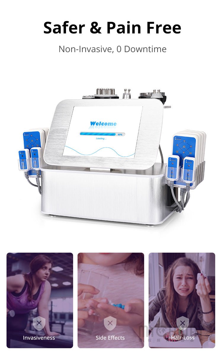 Dual Wavelength 650nm & 980nm Diode Lipo Uniosetion Cavitation RF BIO Machine - myChway UK