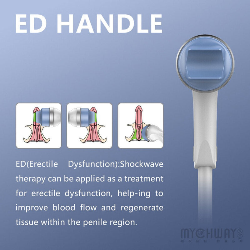 Extracorporeal Shockwave Therapy SW ED Pain Relief Physiotherapy Machine - myChway UK