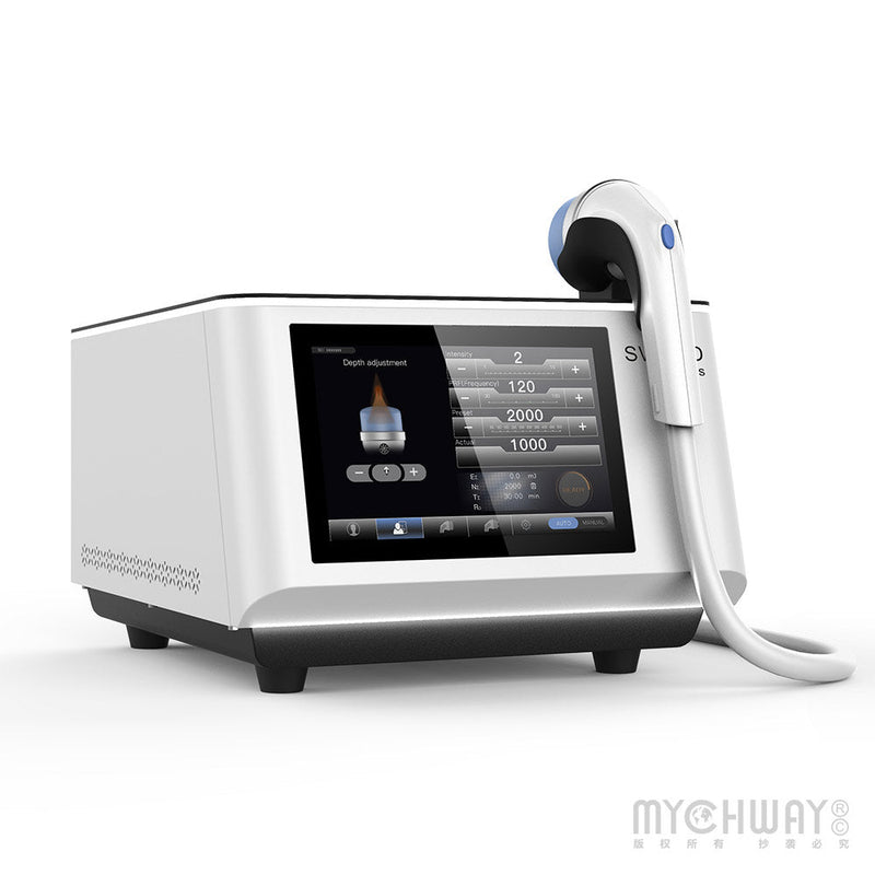 Extracorporeal Shockwave Therapy SW ED Pain Relief Physiotherapy Machine - myChway UK