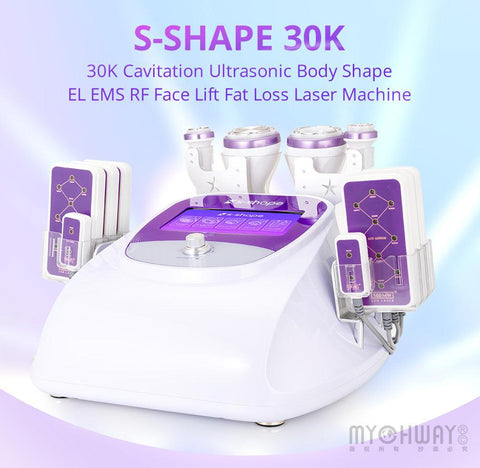 Best 30K Cavitation Machine with 160mw Lipo Laser For Salon Use Body Sculpting