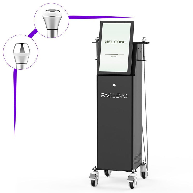FaceEvo LDM Ultrasound Facial Machine With 3 & 10 MHz For Pro Skin Rejuvenation - myChway UK