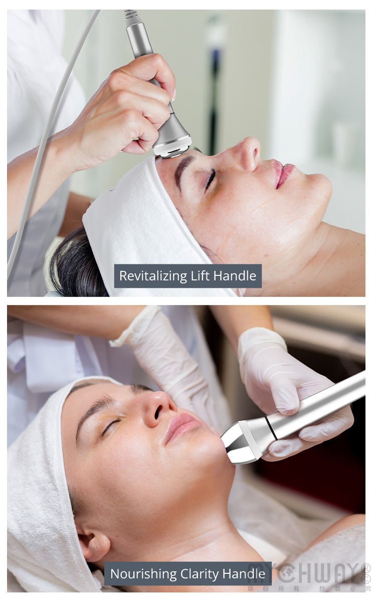 FaceEvo LDM Ultrasound Facial Machine With 3 & 10 MHz For Pro Skin Rejuvenation - myChway UK