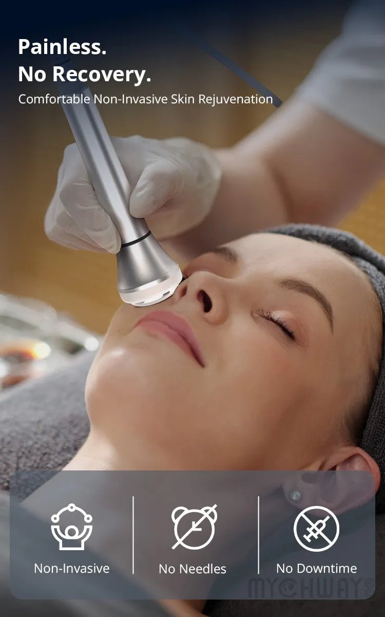 FaceEvo UDM Ultrasound Facial Machine With 3 & 10 MHz For Pro Skin Rejuvenation - myChway UK