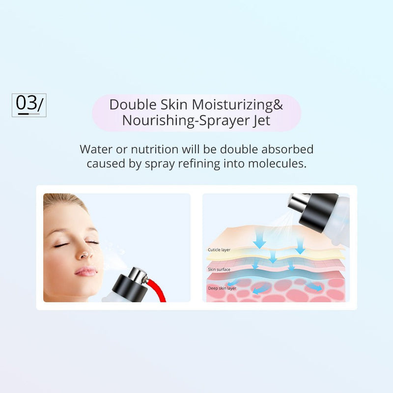 Facial Diamond Microdermabrasion Skin Firming Laser Eye Massage Beauty Equipment - myChway UK