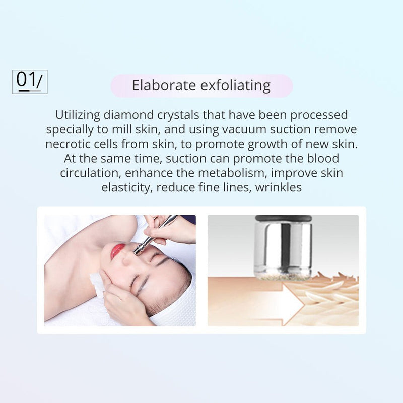 Facial Diamond Microdermabrasion Skin Firming Laser Eye Massage Beauty Equipment - myChway UK