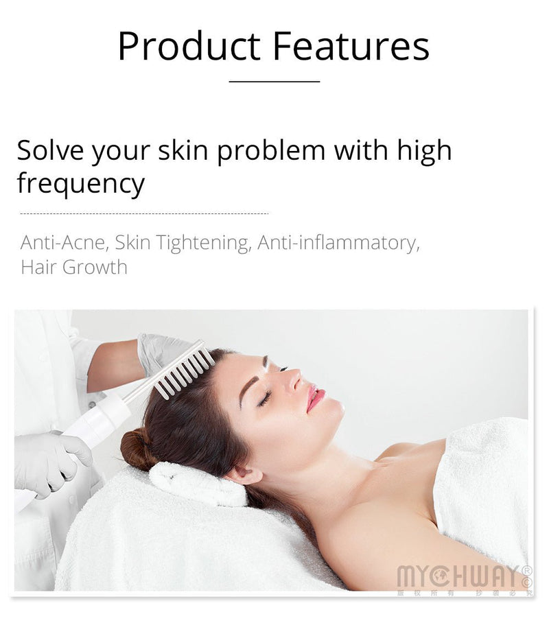 High Frequency Facial Machine Skin Spot Remover Portable Beauty Infrared Device - myChway UK