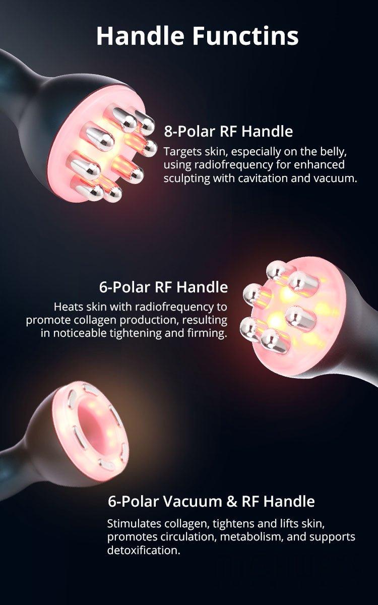 Hot Seller Vacuum Ultrasonic Cavitation 9 IN 1 Radio Frequency Machine For Body Slimming Skin Care - myChway UK