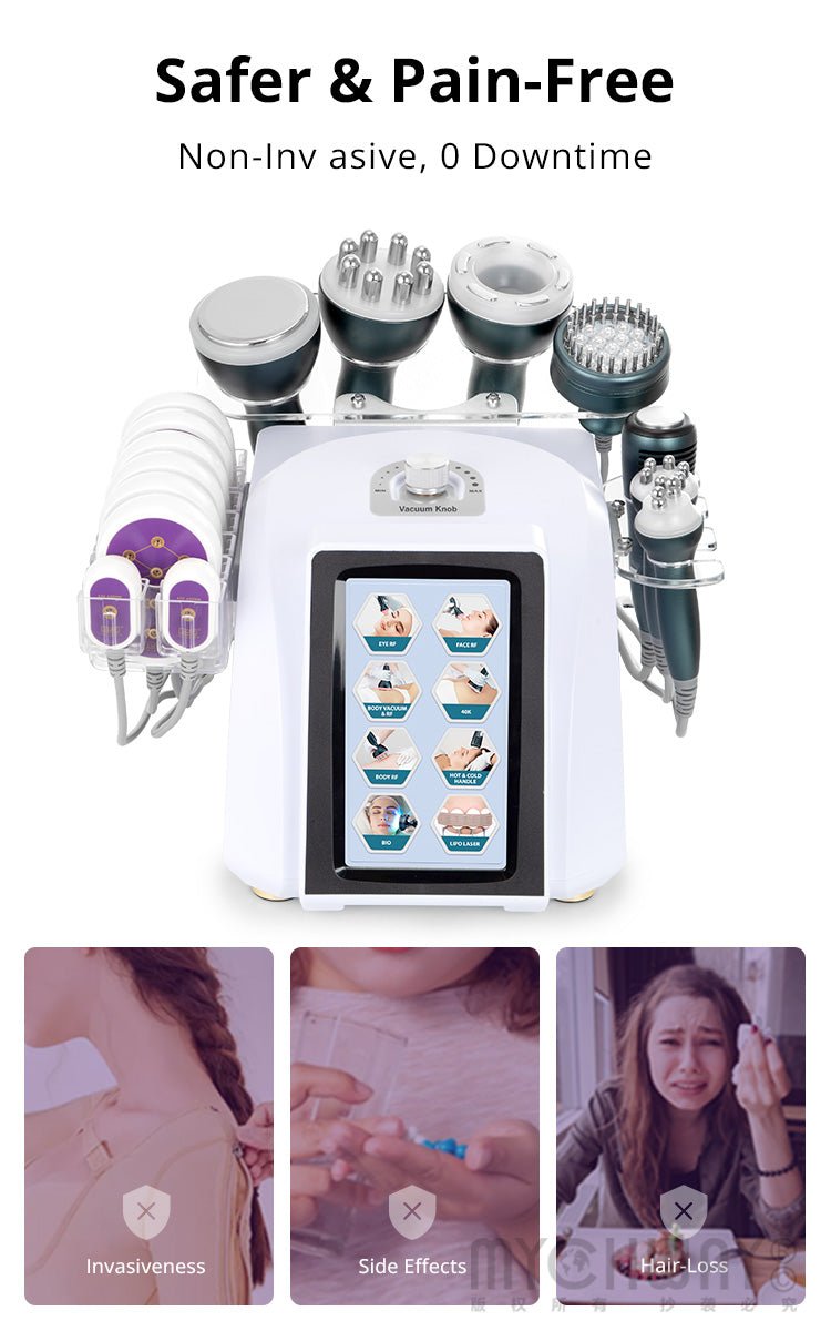 Hot Seller Vacuum Ultrasonic Cavitation 9 IN 1 Radio Frequency Machine For Body Slimming Skin Care - myChway UK