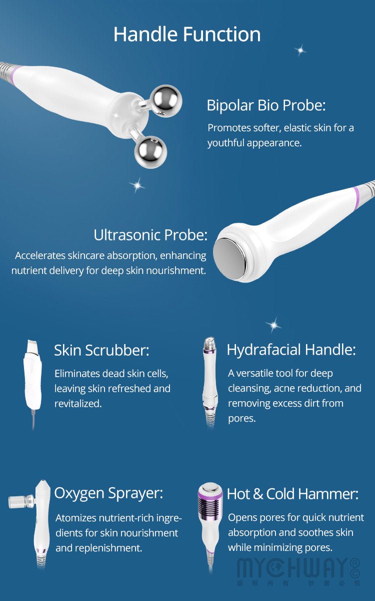 Hydrofacial Treatment Machine Home and Beauty Salons Use - myChway UK
