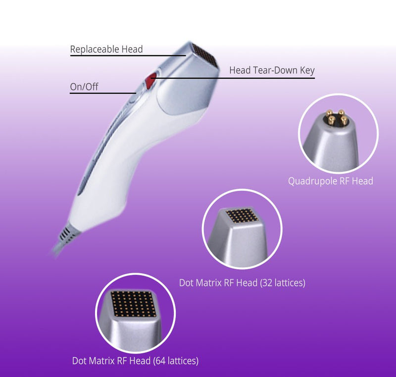 Intelligent Fractional R - F Radio Frequency Dot Matrix Lattic Skin Lifting Machine for Spa & Home Use - myChway UK