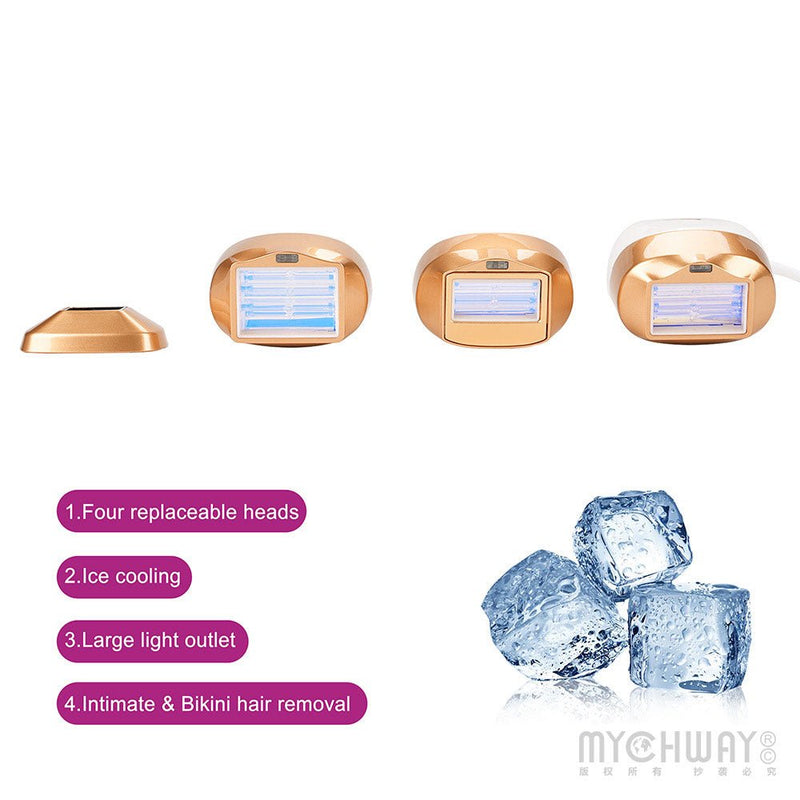 IPL Hair Removal Device With 3 Light Head 10 Energy Level 3 Mode SkinRecognition - myChway UK