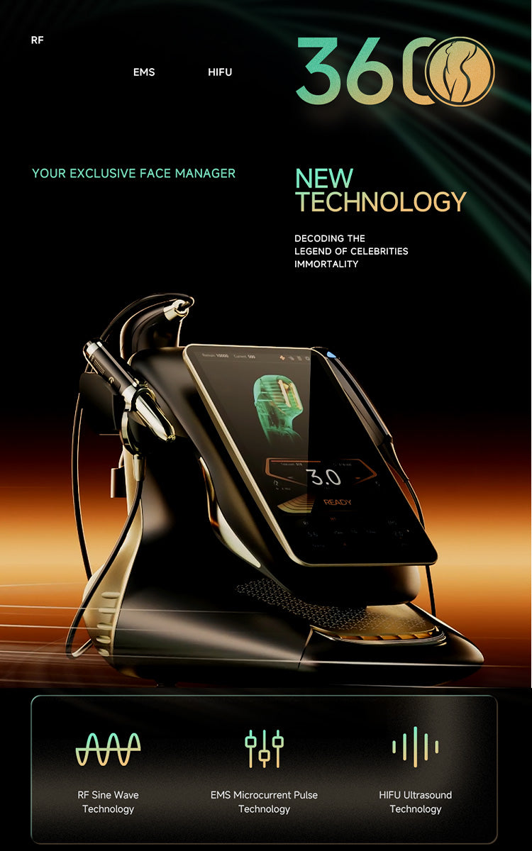 High Intensity Focused Ultrasound EMS RF Machine Skin Tightening Beauty Device