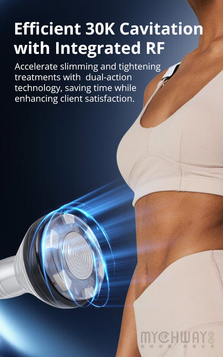 Stand 7-in-1 30K Cavitation Vaccum RF 160MW Lipo Laser Body Slimming Machine