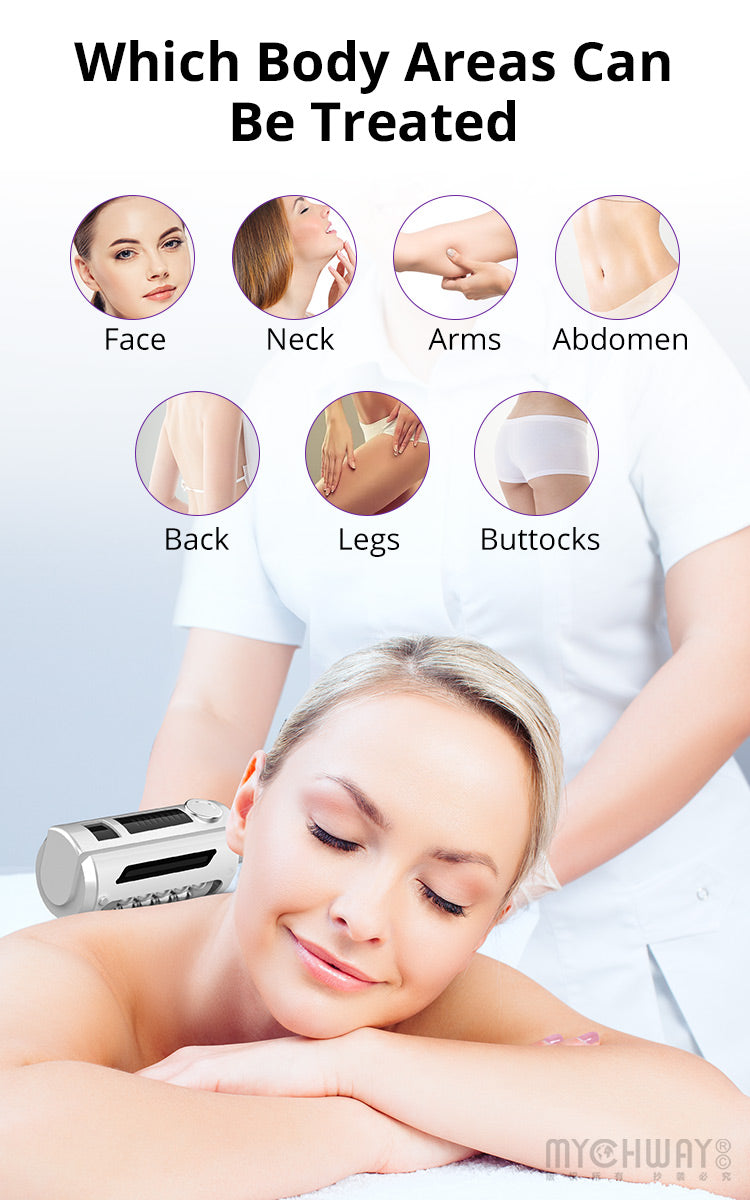 Dual-Handle Inner Ball Roller Beauty Machine Body Sculpting Face Lifting