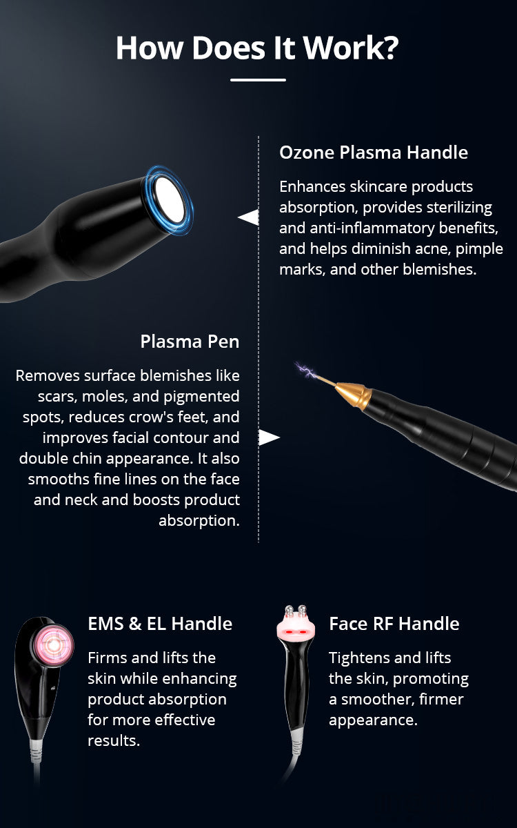 4 In 1 Plasma Facial Rejuvenation Machine For Mole Spot Removal