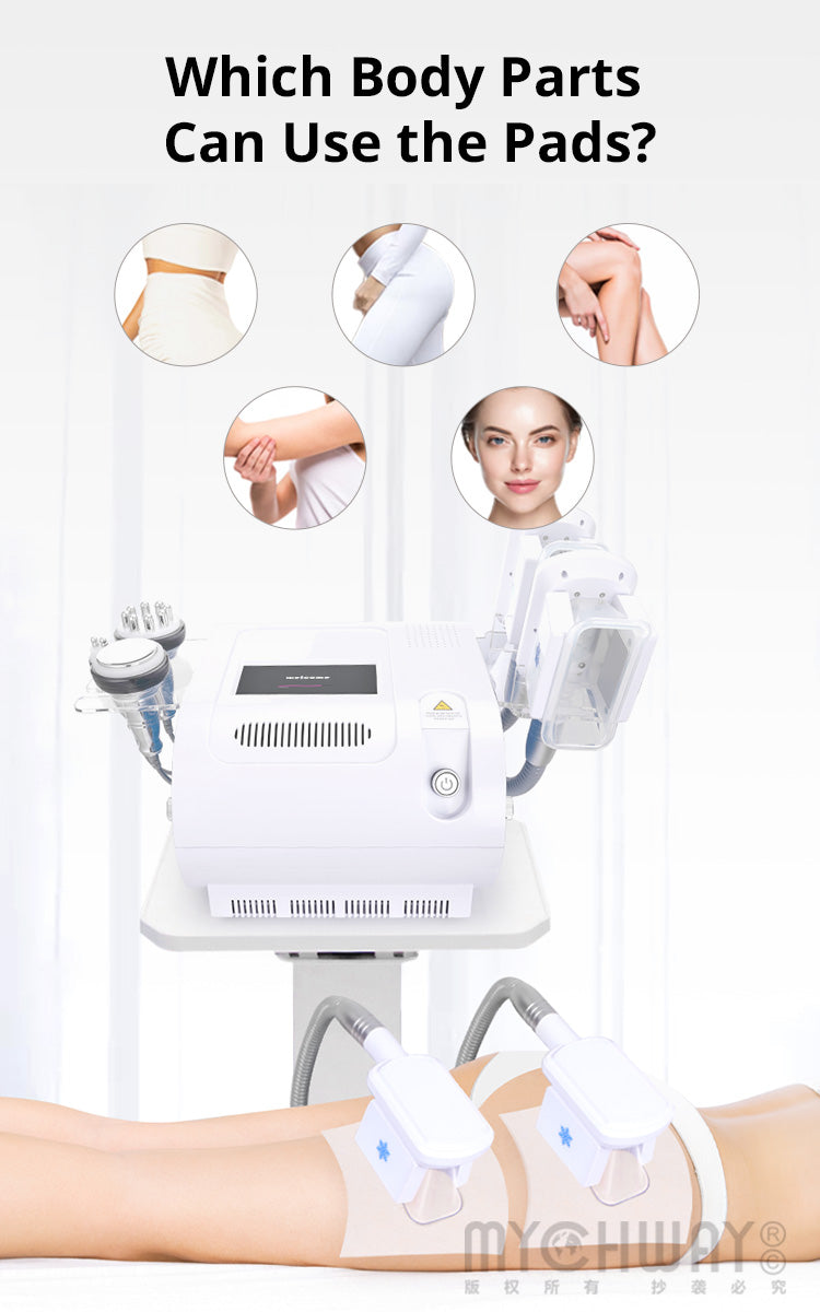 Double Handles Cooling Systerm Cavitation RF Slimming Cellulite Removal Machine